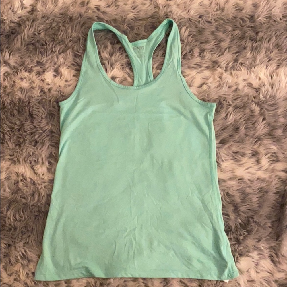 Nike Dri Fit running Tank, light aqua, small